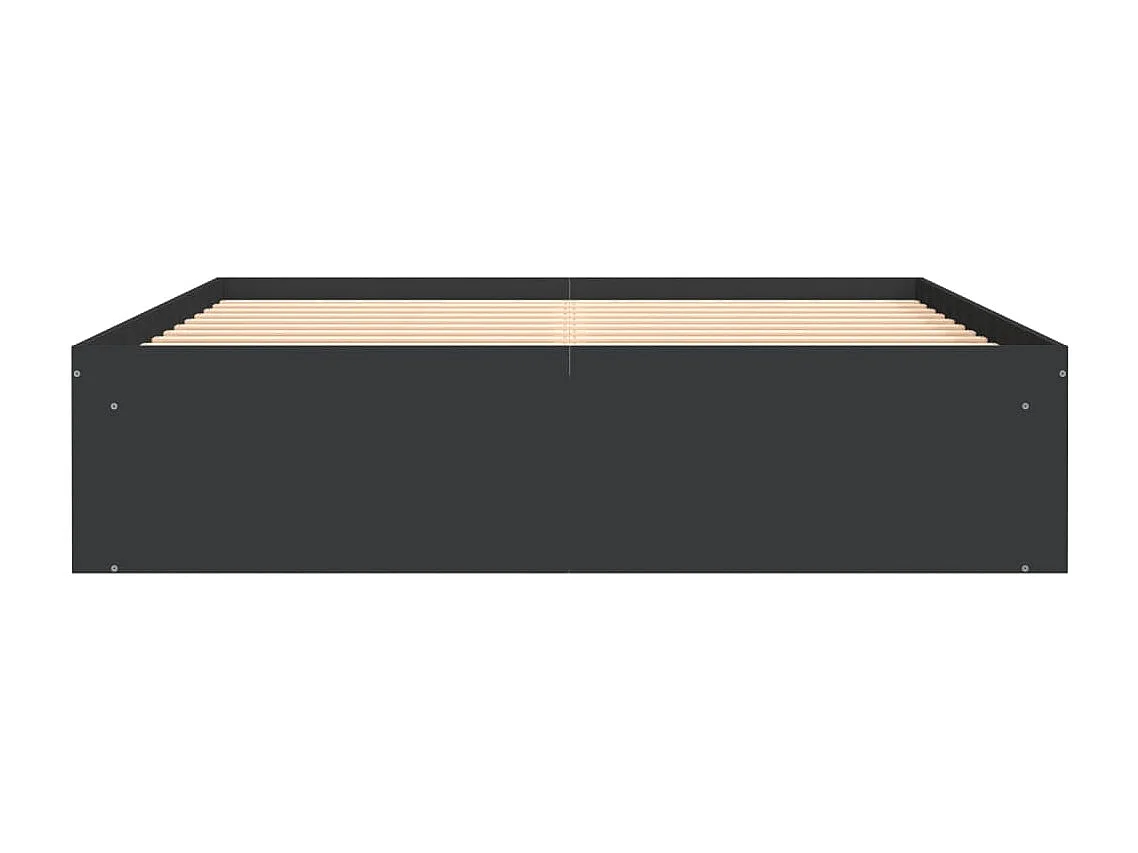 Cadre de lit noir 150x200 très grand