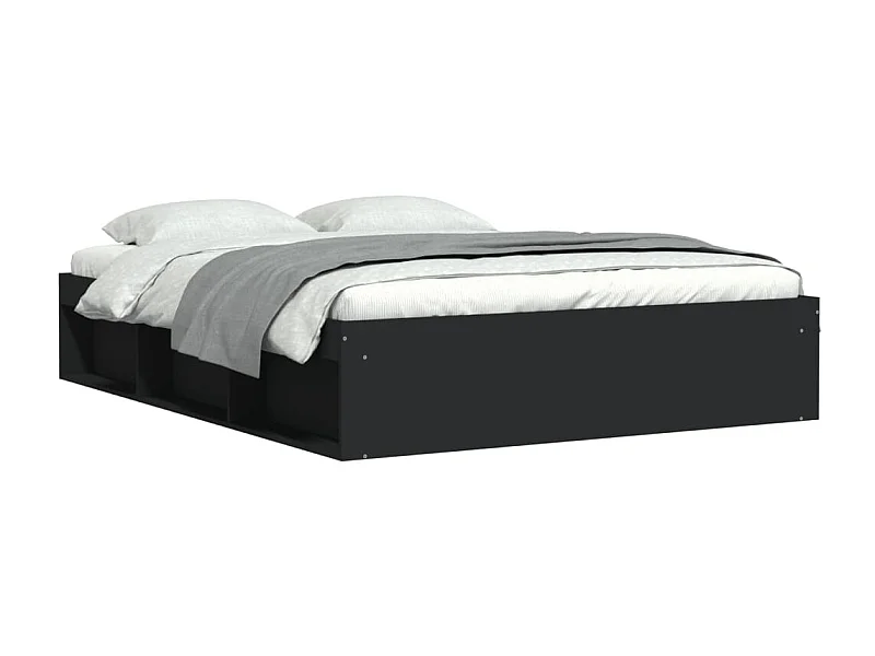 Cadre de lit noir 150x200 très grand