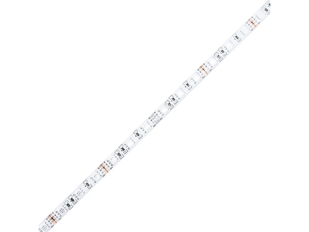 Cadre de lit avec lumières LED chêne sonoma 90x190