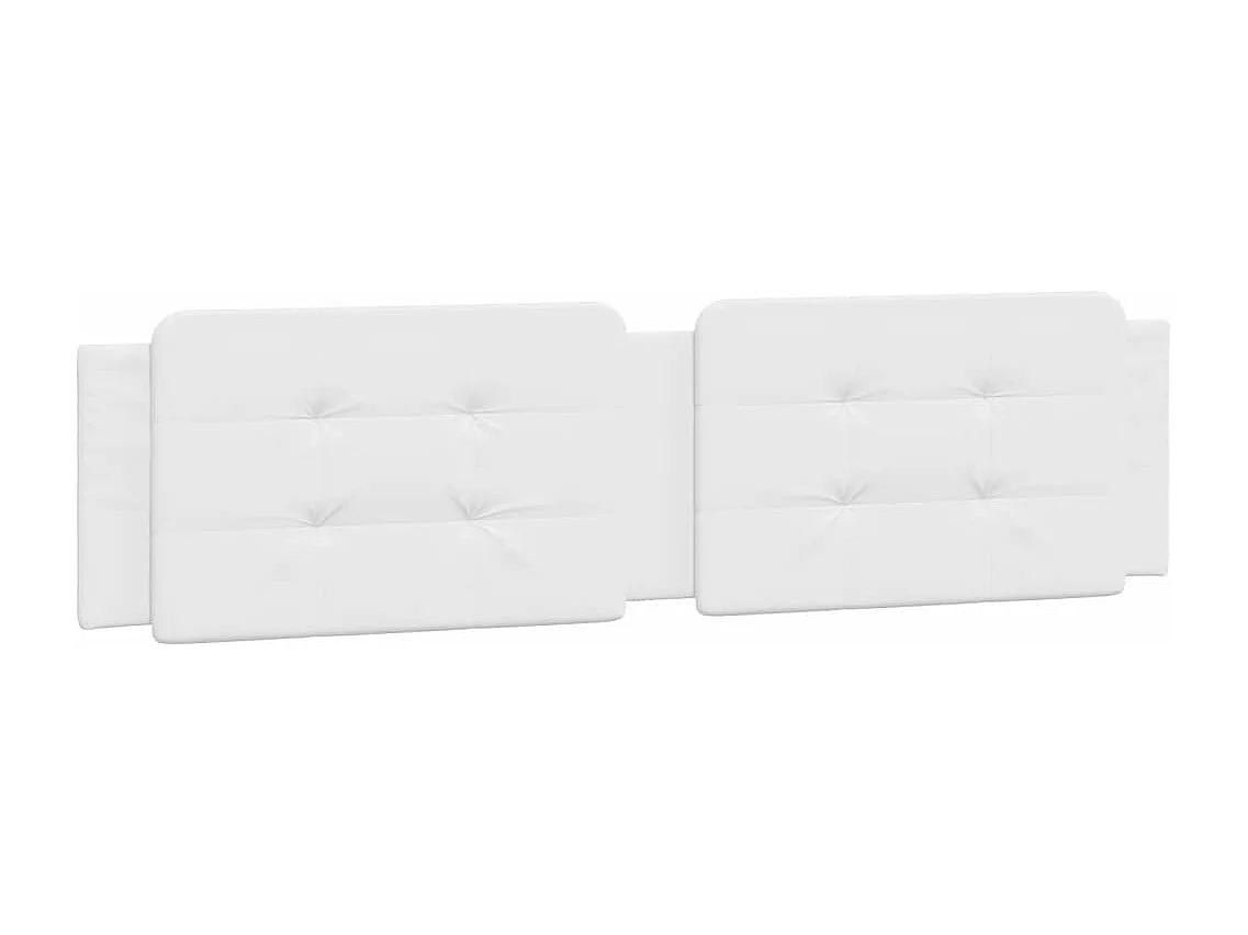 Lit avec matelas blanc 160x200 similicuir