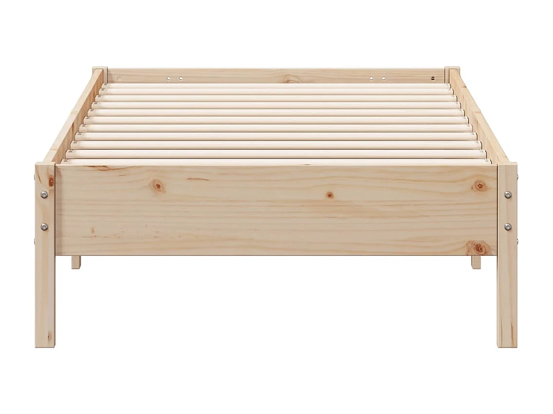 Cadre de lit 100x200 bois de pin massif