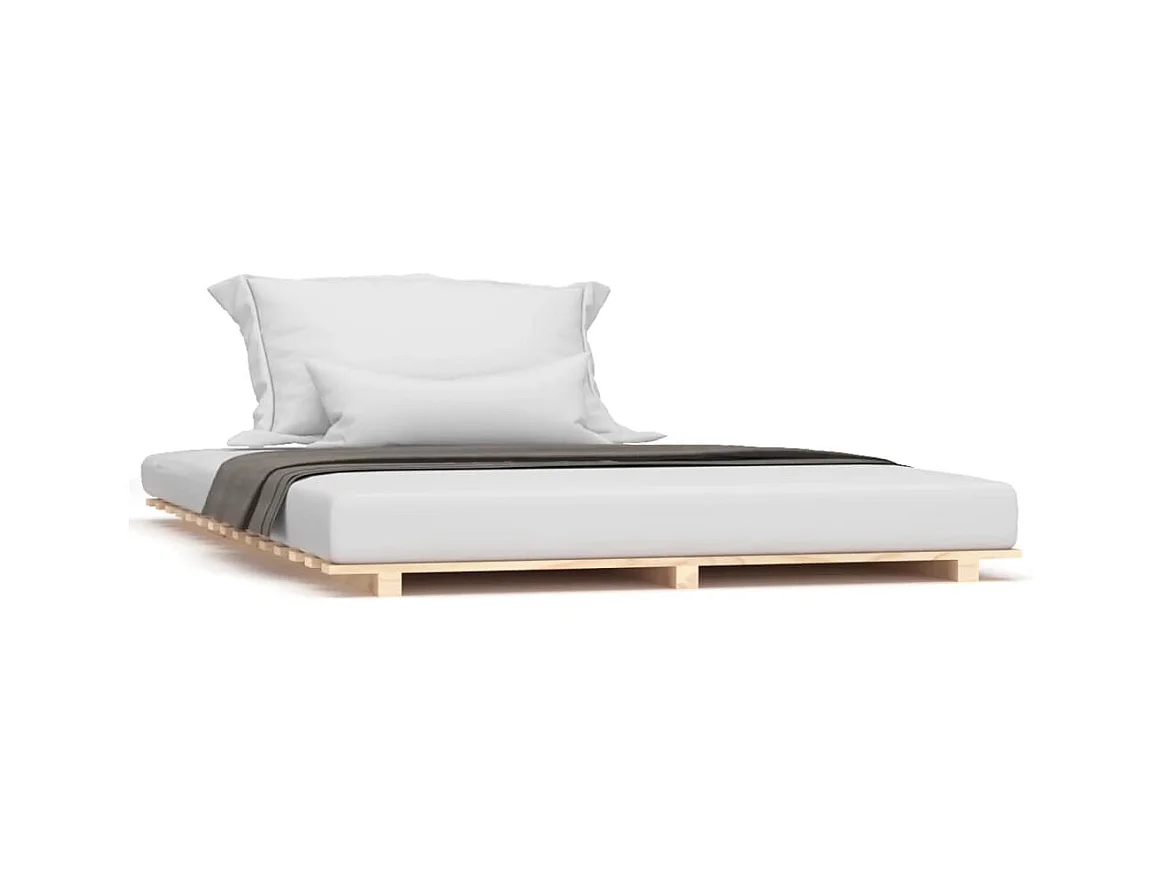 Cadre de lit 120x190 Bois de pin massif
