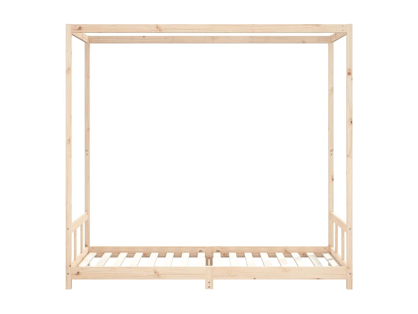 Cadre de lit pour enfants 90x200 bois de pin massif