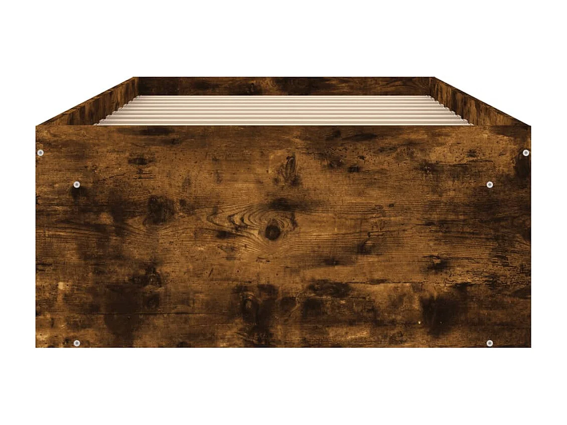 Cadre de lit chêne fumé 75x190 petit simple