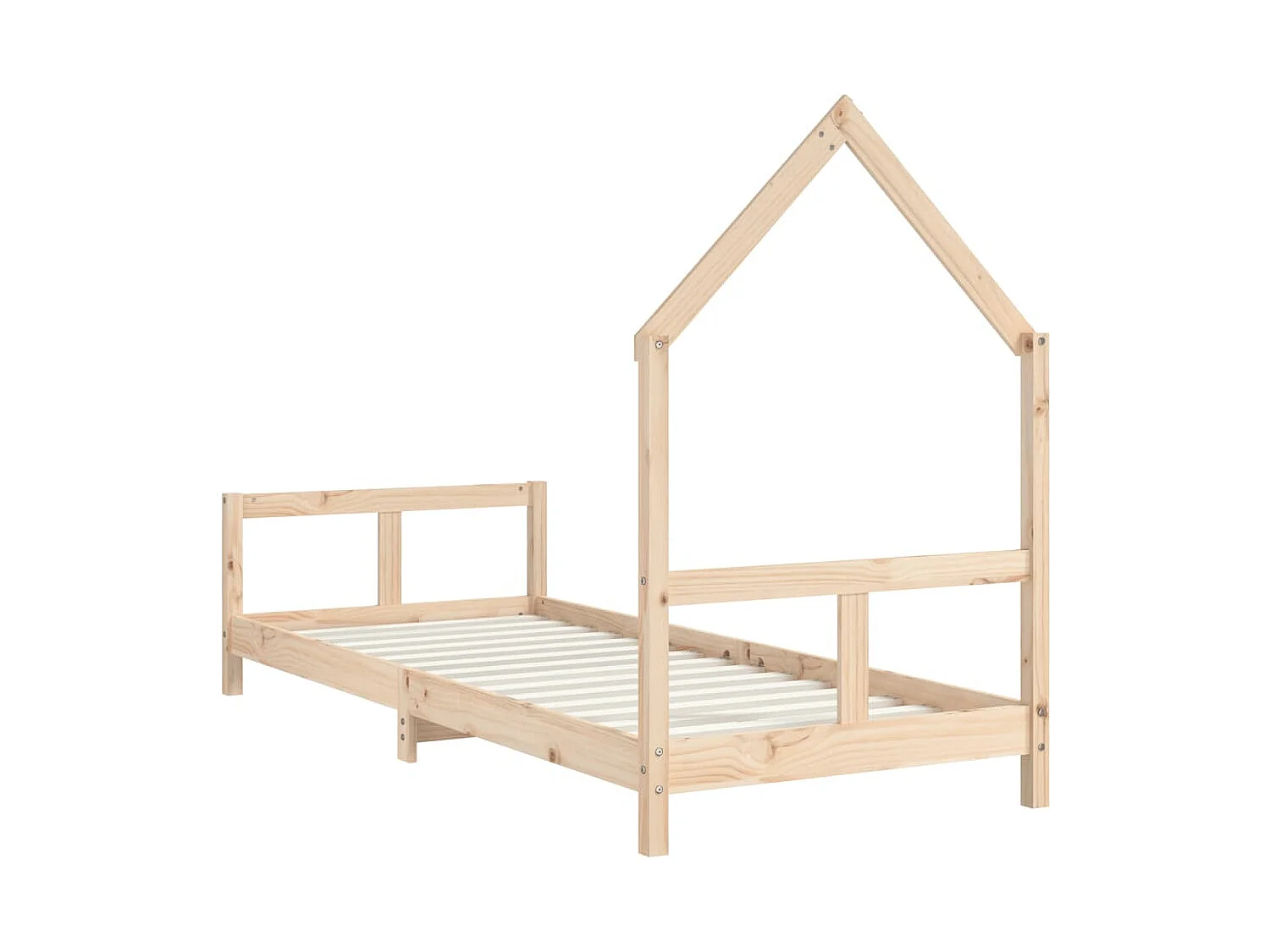 Cadre de lit pour enfants 80x200 bois de pin massif