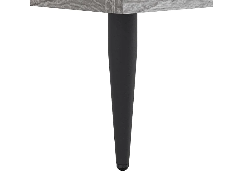 Cadre de lit sonoma gris 200x200 bois d'ingénierie