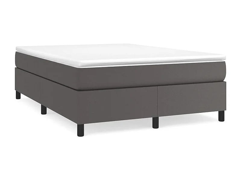 Cadre de lit Gris 140x190 Similicuir