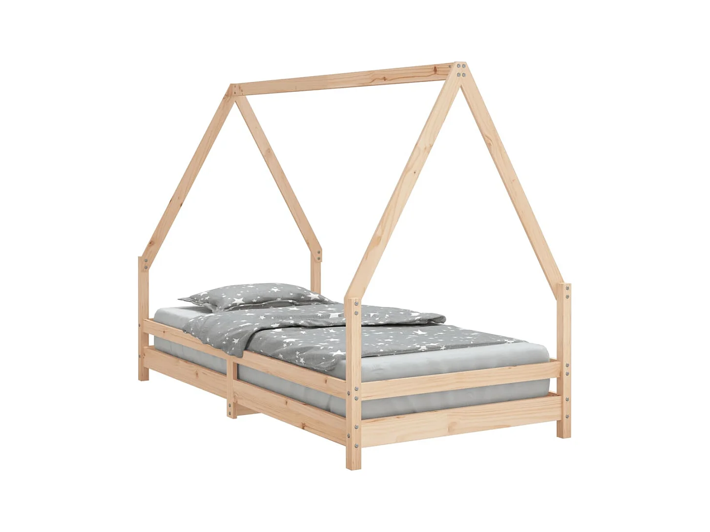Cadre de lit pour enfant 90x190 Bois de pin massif