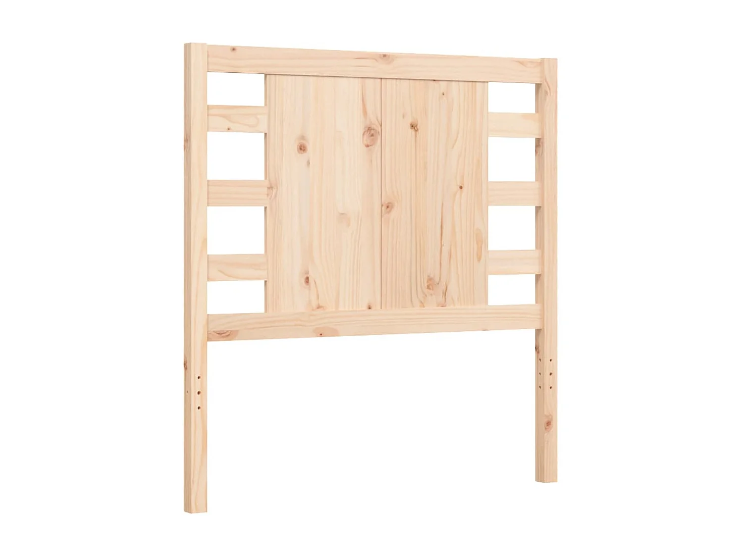 Cadre de lit avec tête de lit 90x200 bois massif