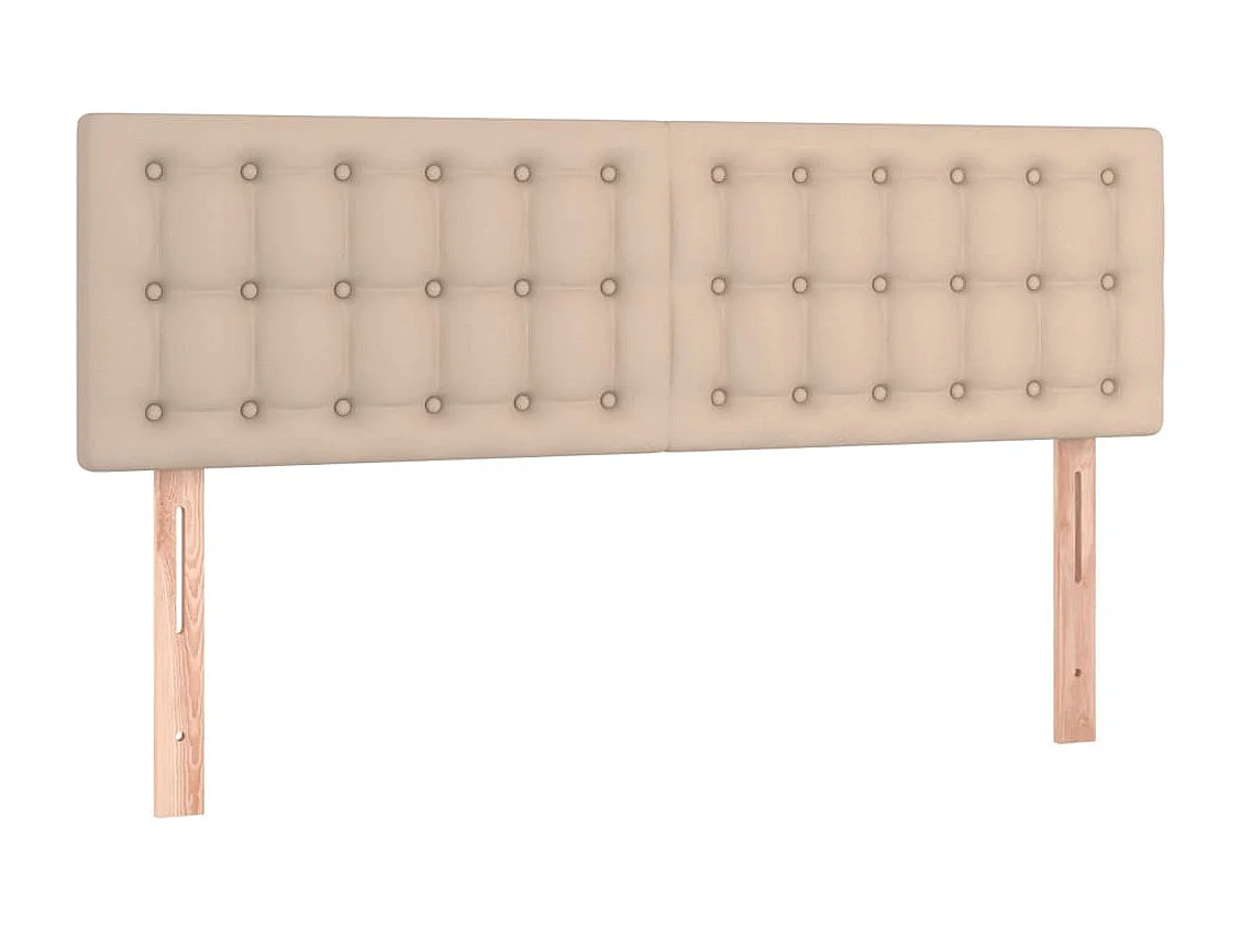 Sommier à lattes de lit avec matelas Cappuccino 140x190