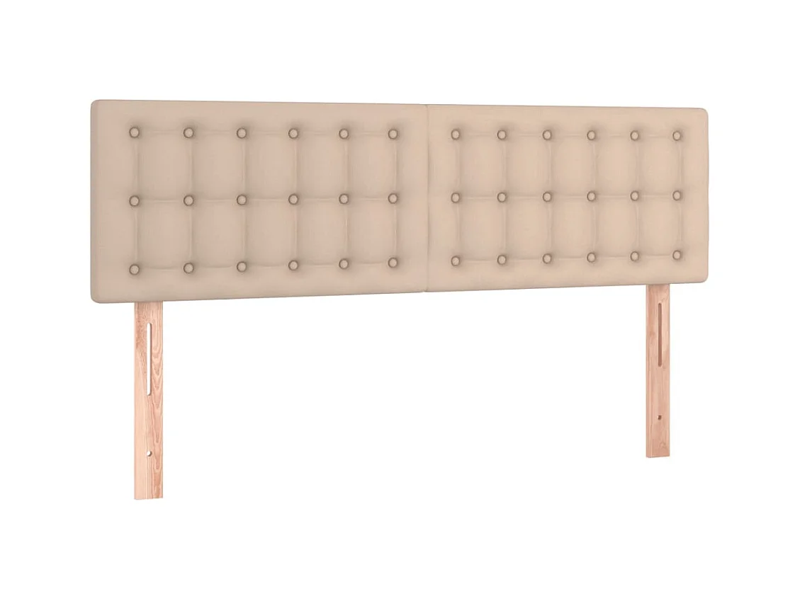 Sommier à lattes de lit avec matelas Cappuccino 140x190