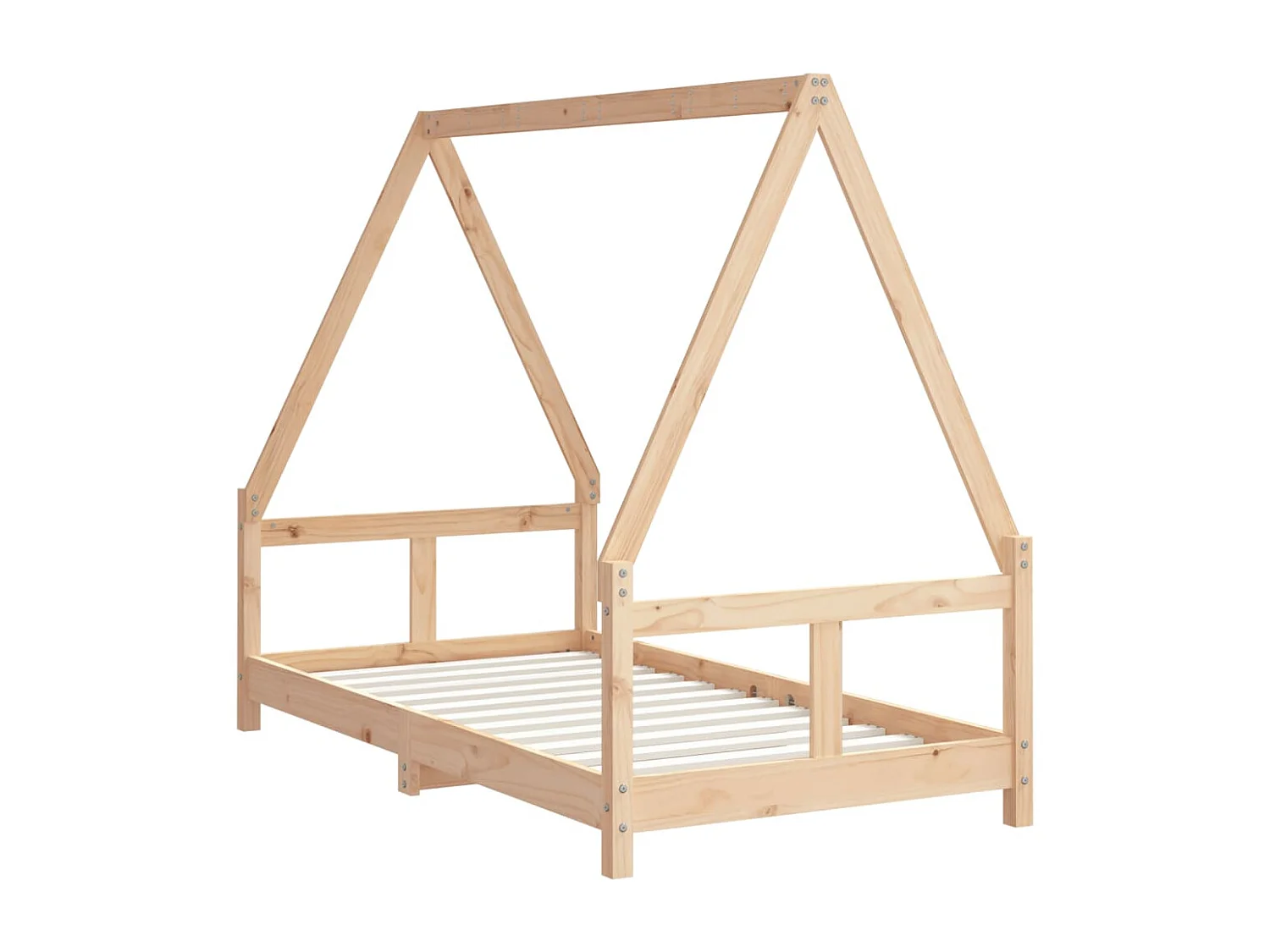 Cadre de lit pour enfant 80x160 bois de pin massif