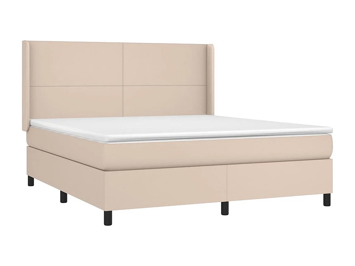 Sommier à lattes de lit matelas LED Cappuccino 180x200