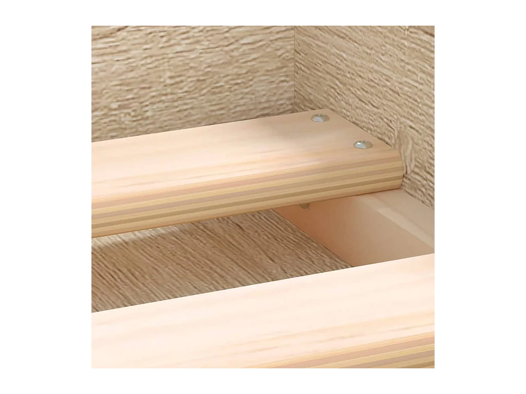 Cadre de lit chêne Sonoma 180x200 super king