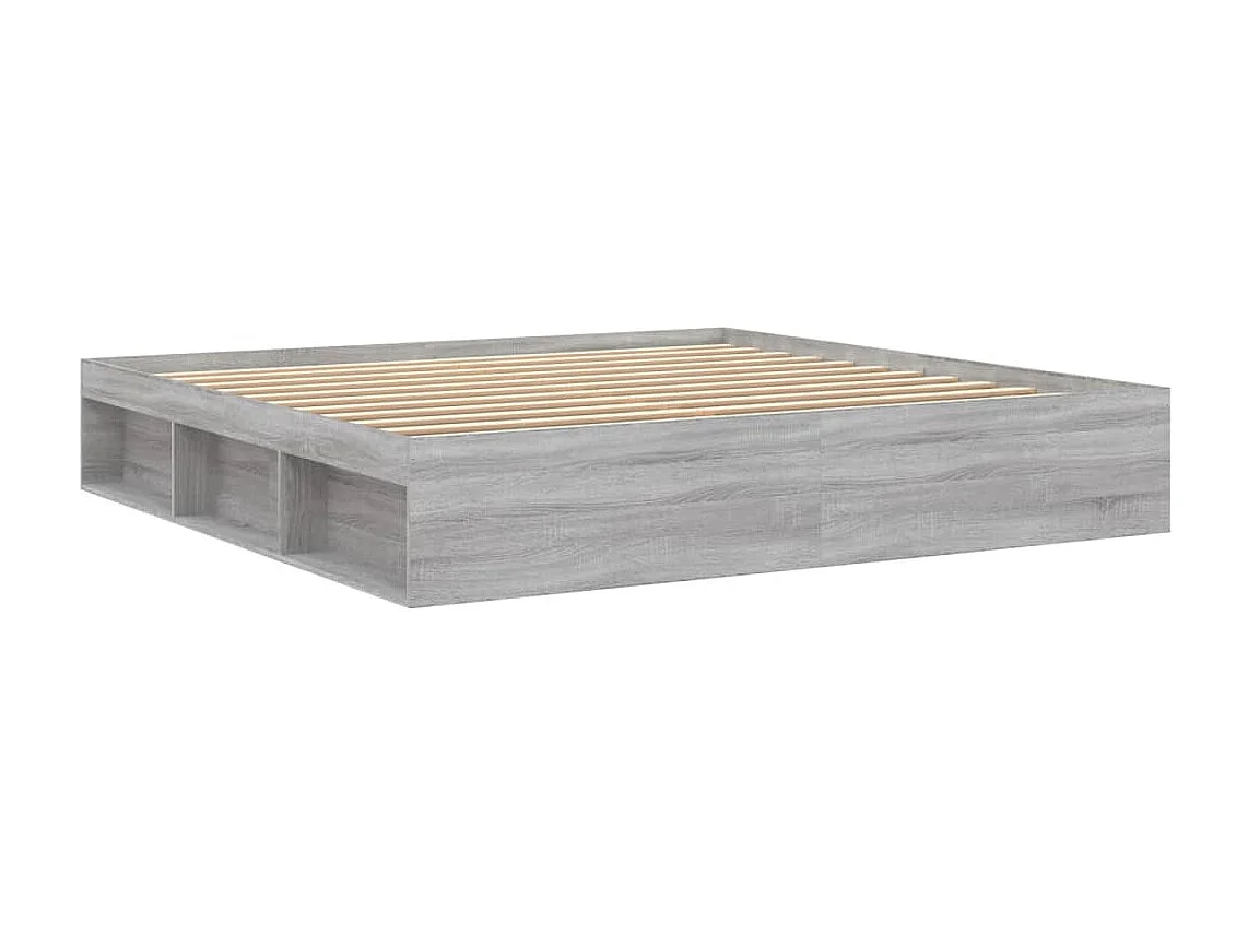 Cadre de lit sonoma gris 200x200