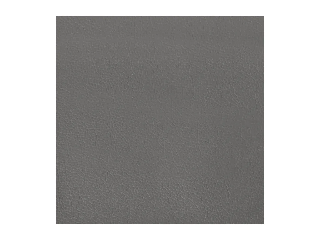 vidaXL Estructura de cama de cuero sintético gris 140x190 cm