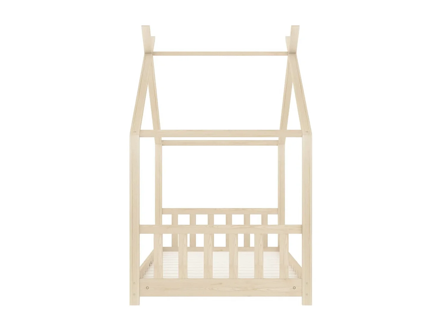 Cadre de lit d'enfant Bois de pin massif 80x160