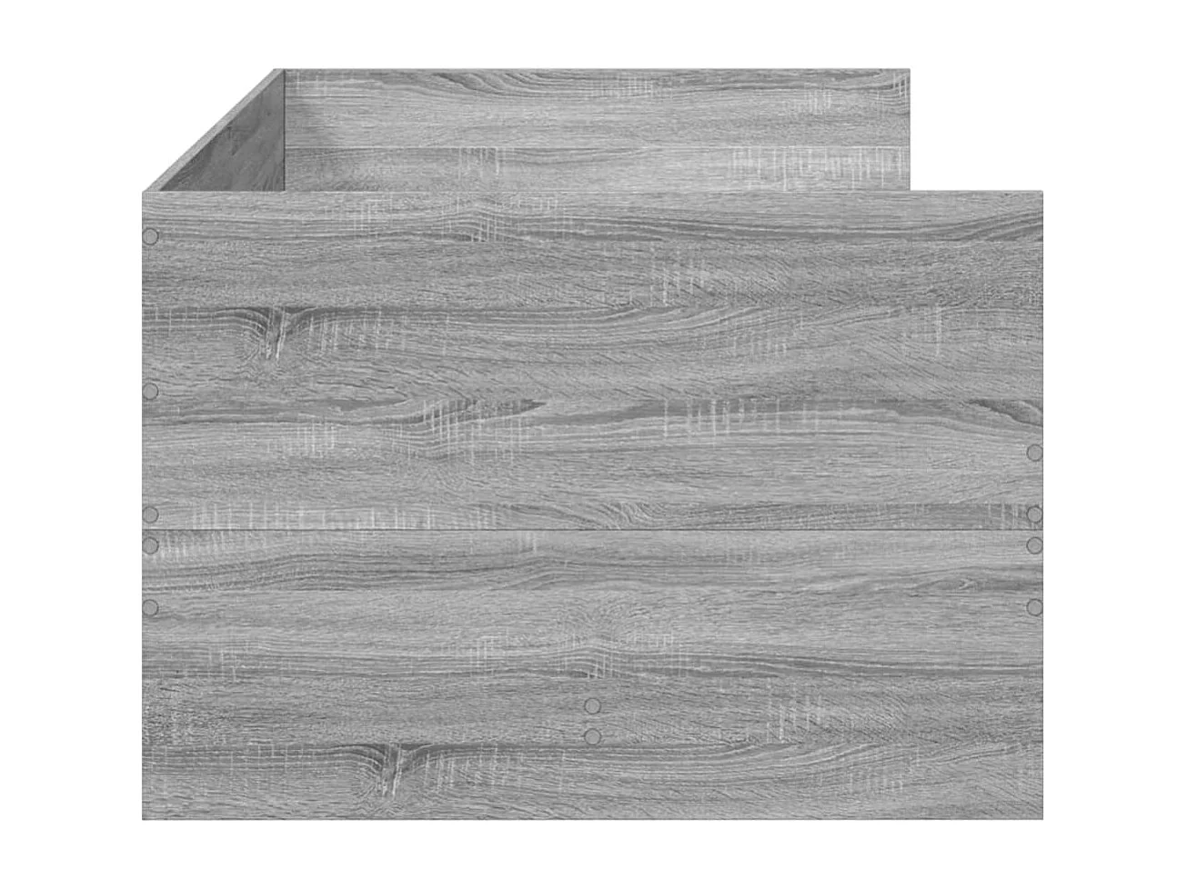 Lit de jour et tiroirs sonoma gris 90x200 bois d'ingénierie