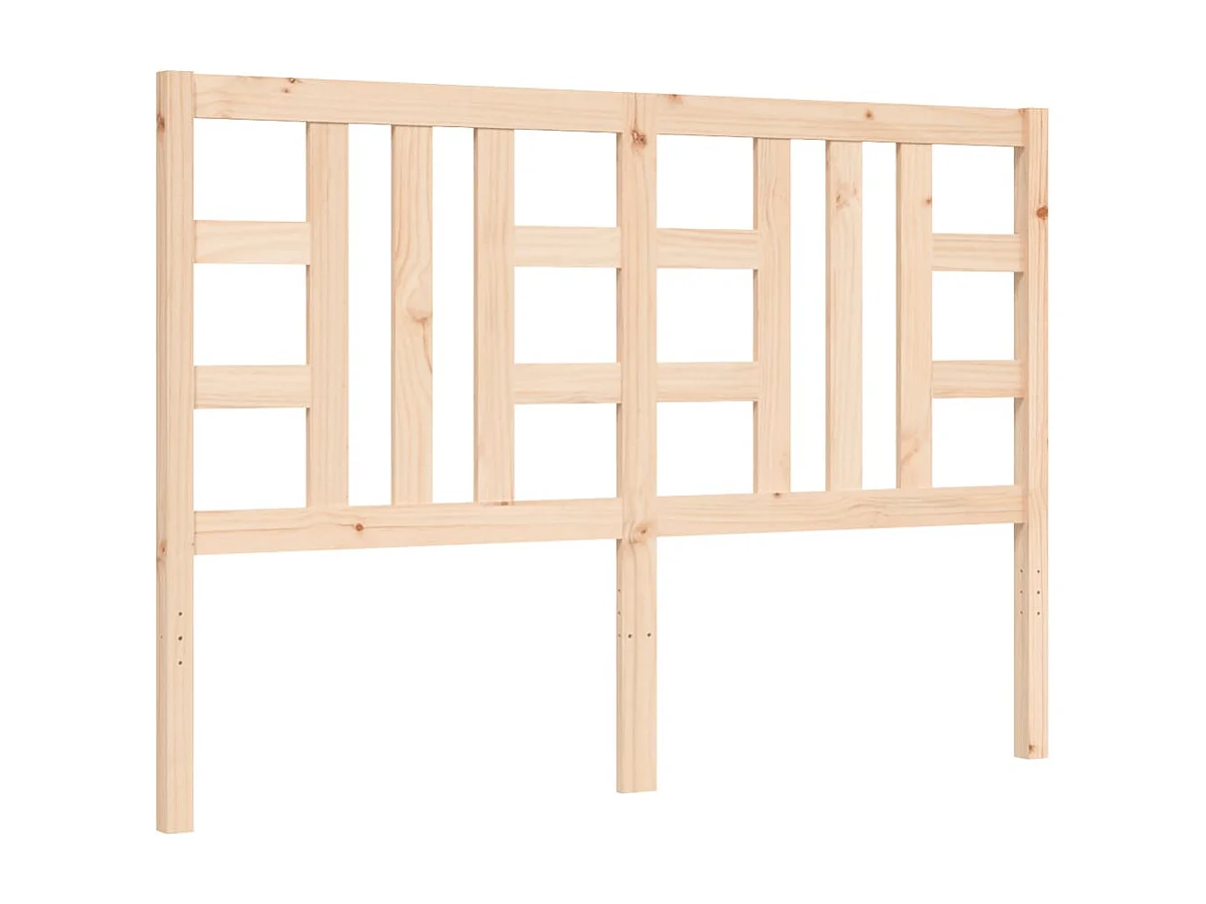 Cadre de lit avec tête de lit 160x200 bois massif