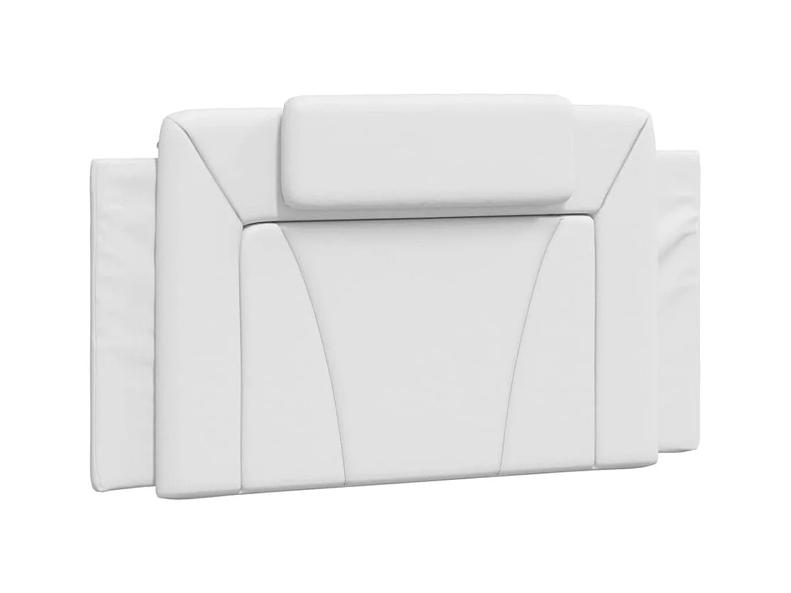 Lit avec matelas blanc 100x200 similicuir