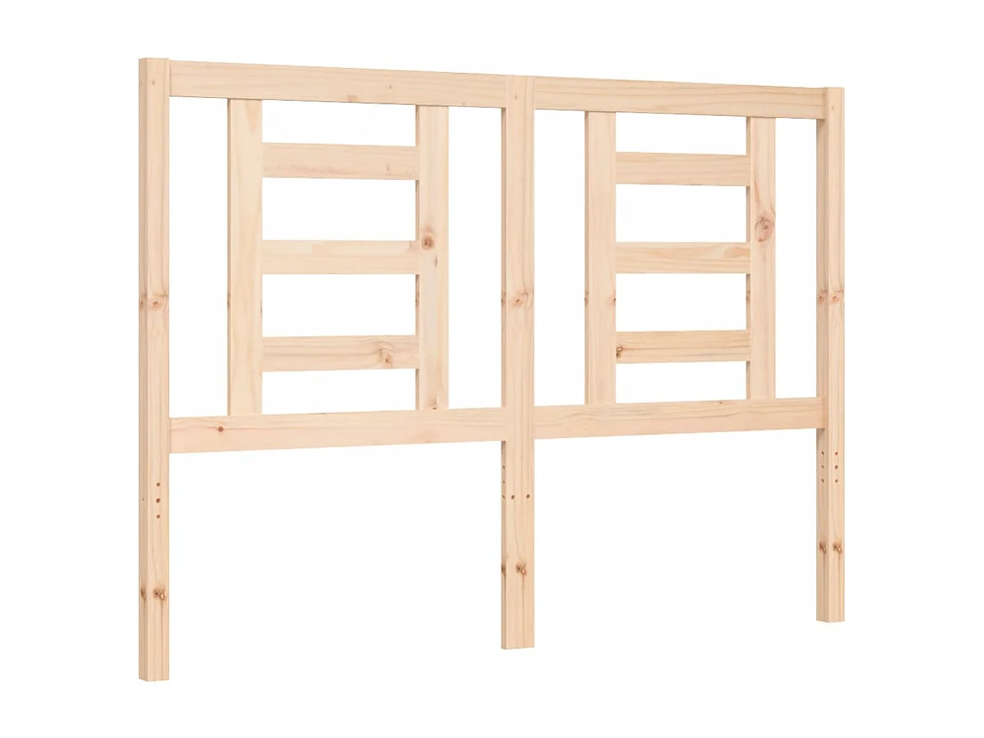 Cadre de lit avec tête de lit 140x190 bois massif