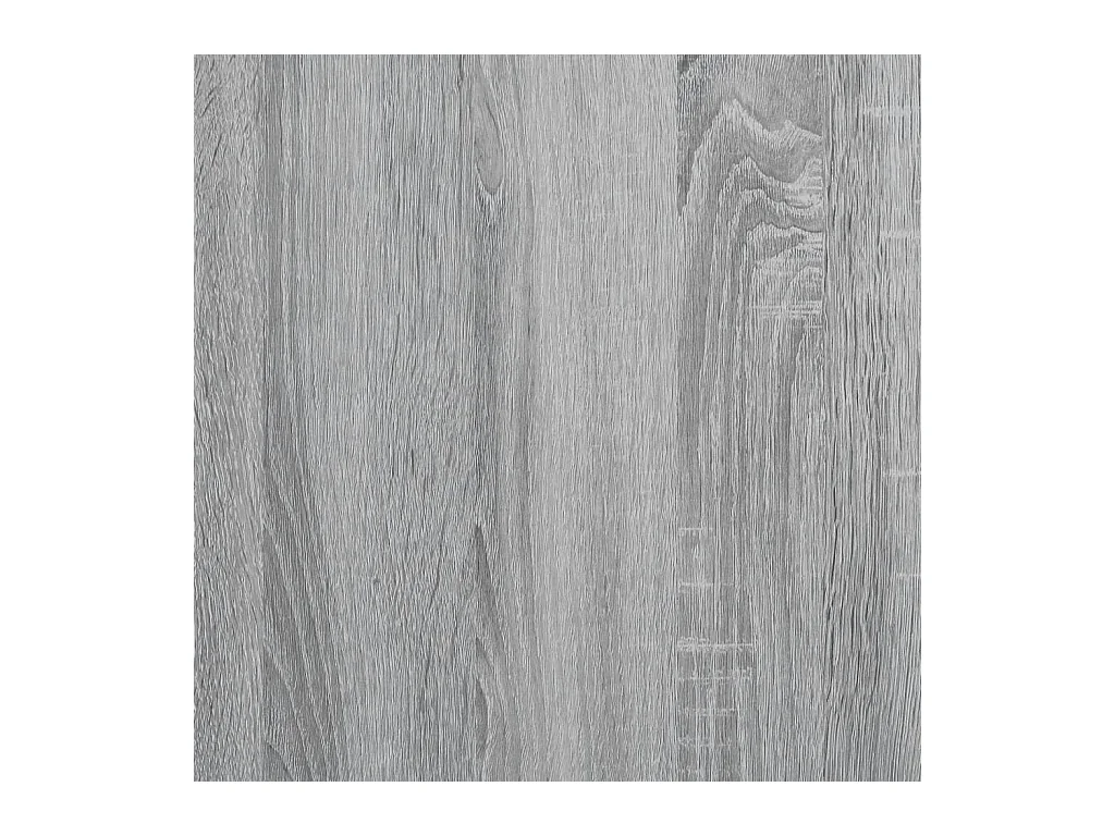 Cadre de lit sonoma gris 90x190 bois d'ingénierie et métal