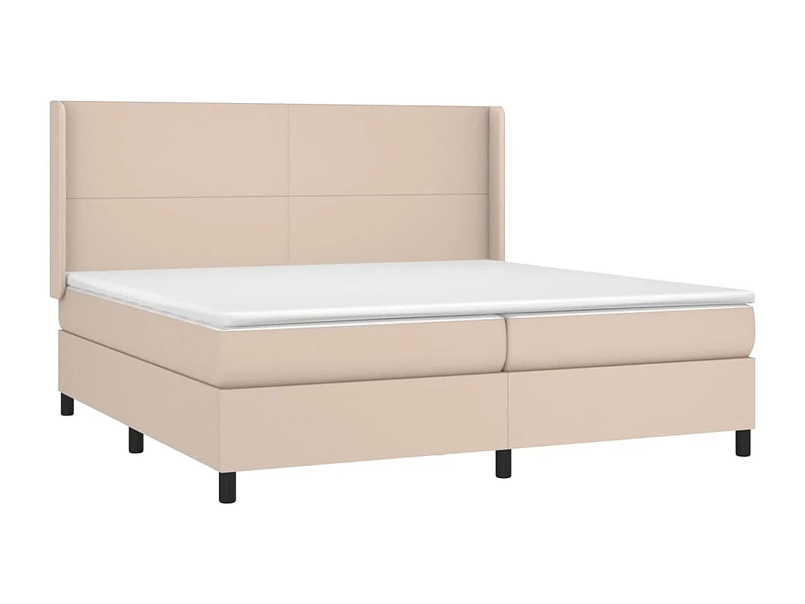 Sommier à lattes de lit matelas LED Cappuccino 200x200