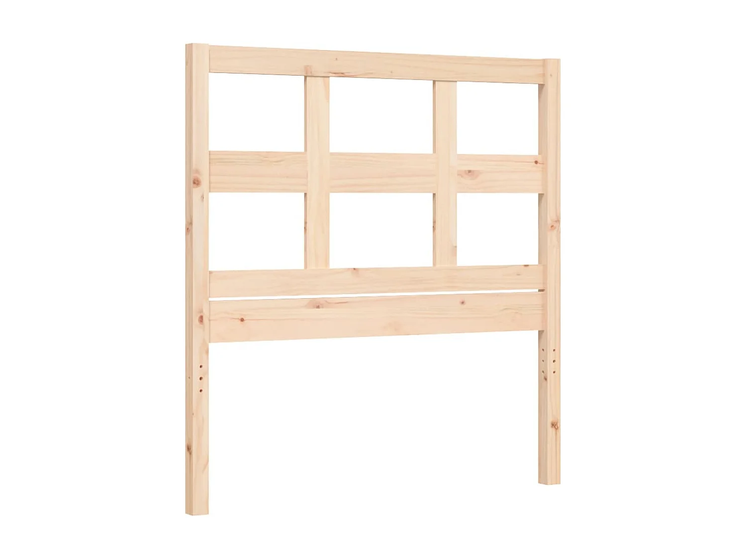 Cadre de lit avec tête de lit 90x200 bois massif