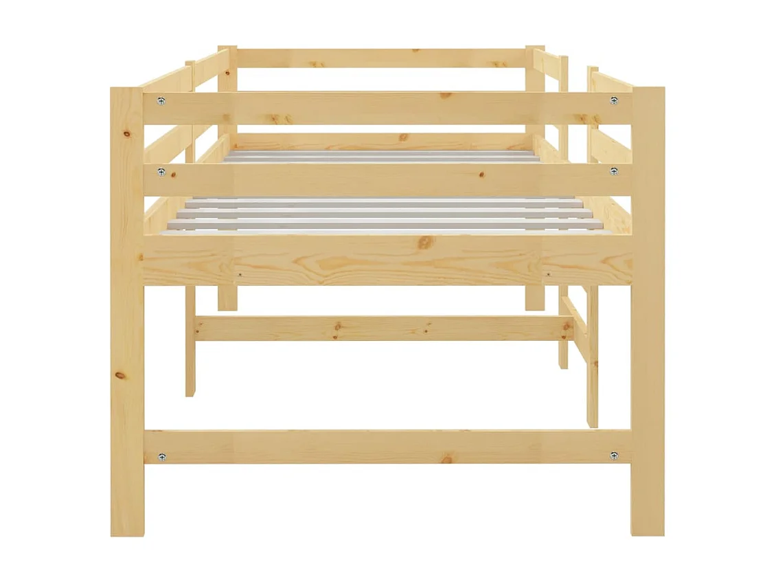 Cadre de lit 90x200 Bois de pin massif