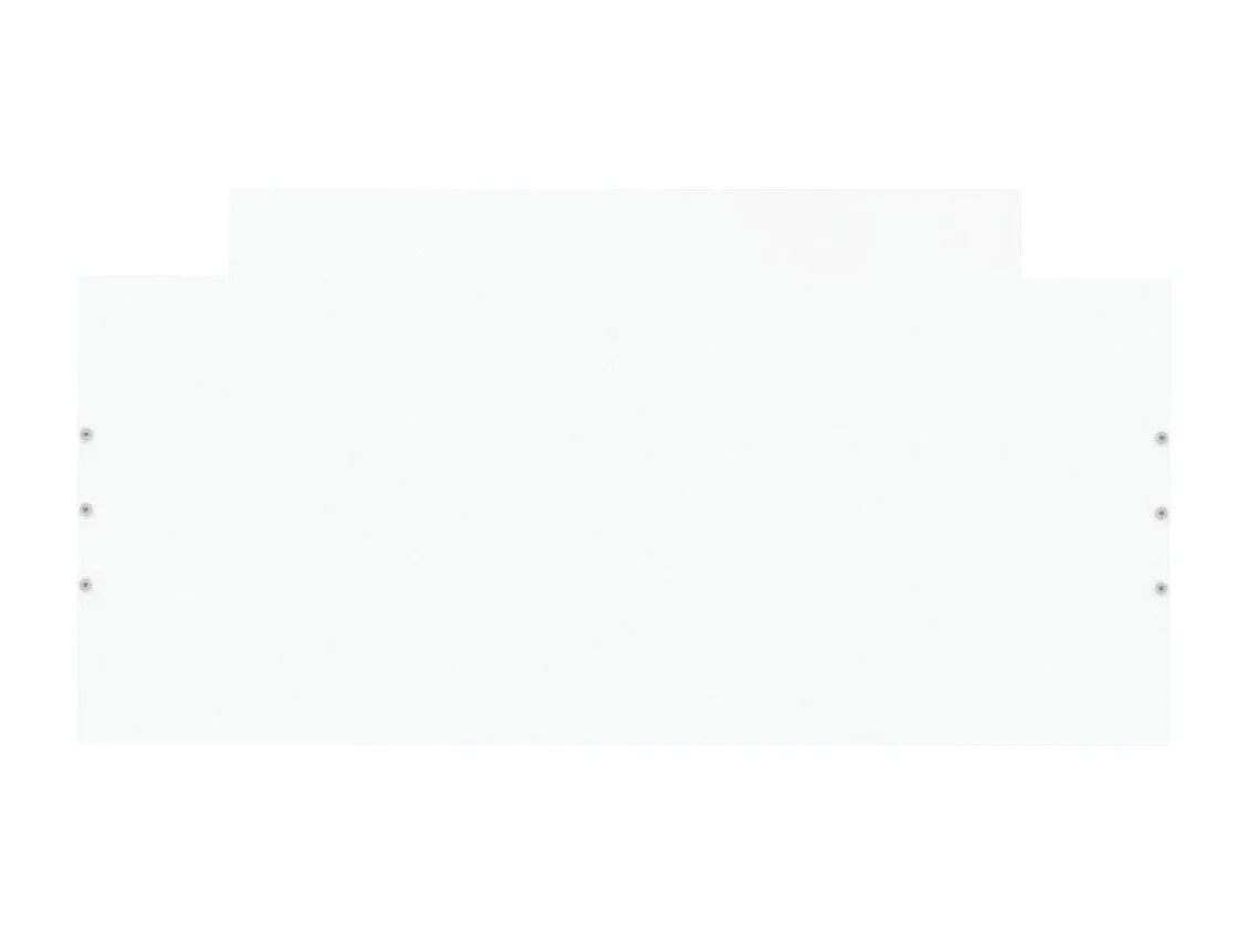 Cadre de lit blanc 90x190 bois d'ingénierie