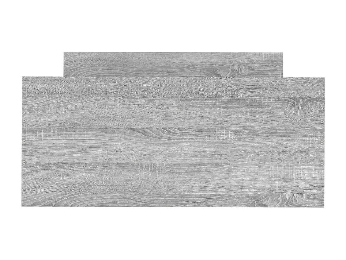 Cadre de lit sonoma gris 90x200 bois d'ingénierie