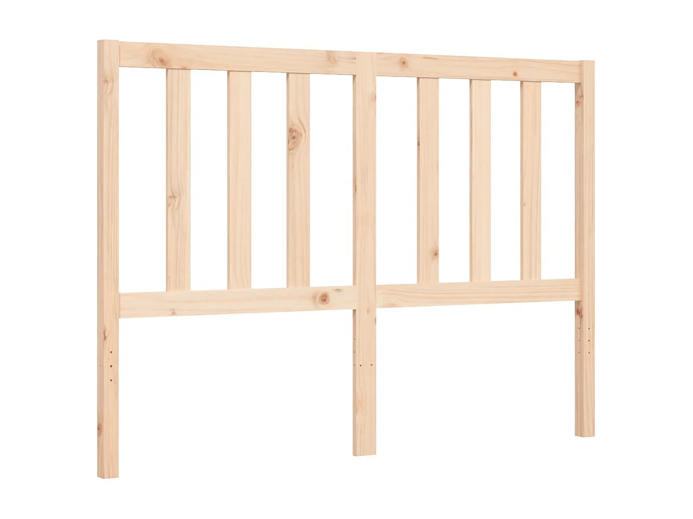 Cadre de lit avec tête de lit 120x200 bois massif