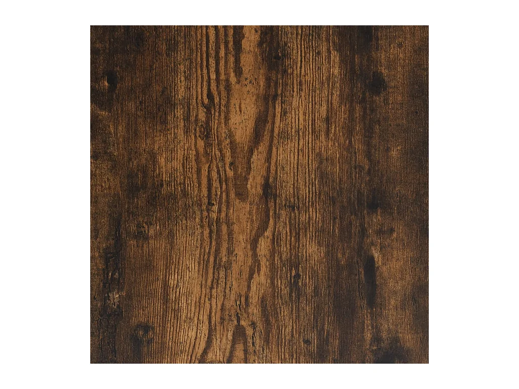 Cadre de lit chêne fumé 75x190 bois d'ingénierie