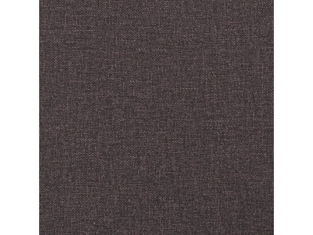Cadre de lit avec tête de lit Marron foncé 180x200 Tissu