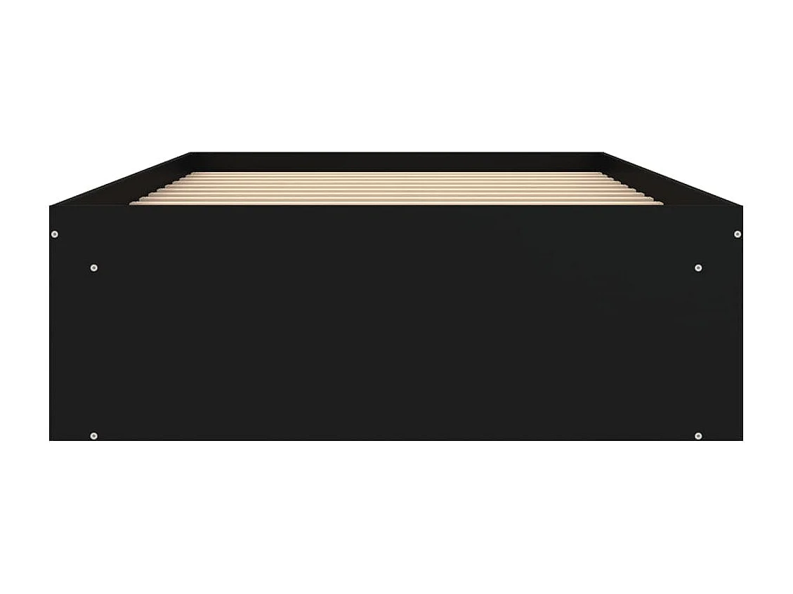 Cadre de lit noir 100x200