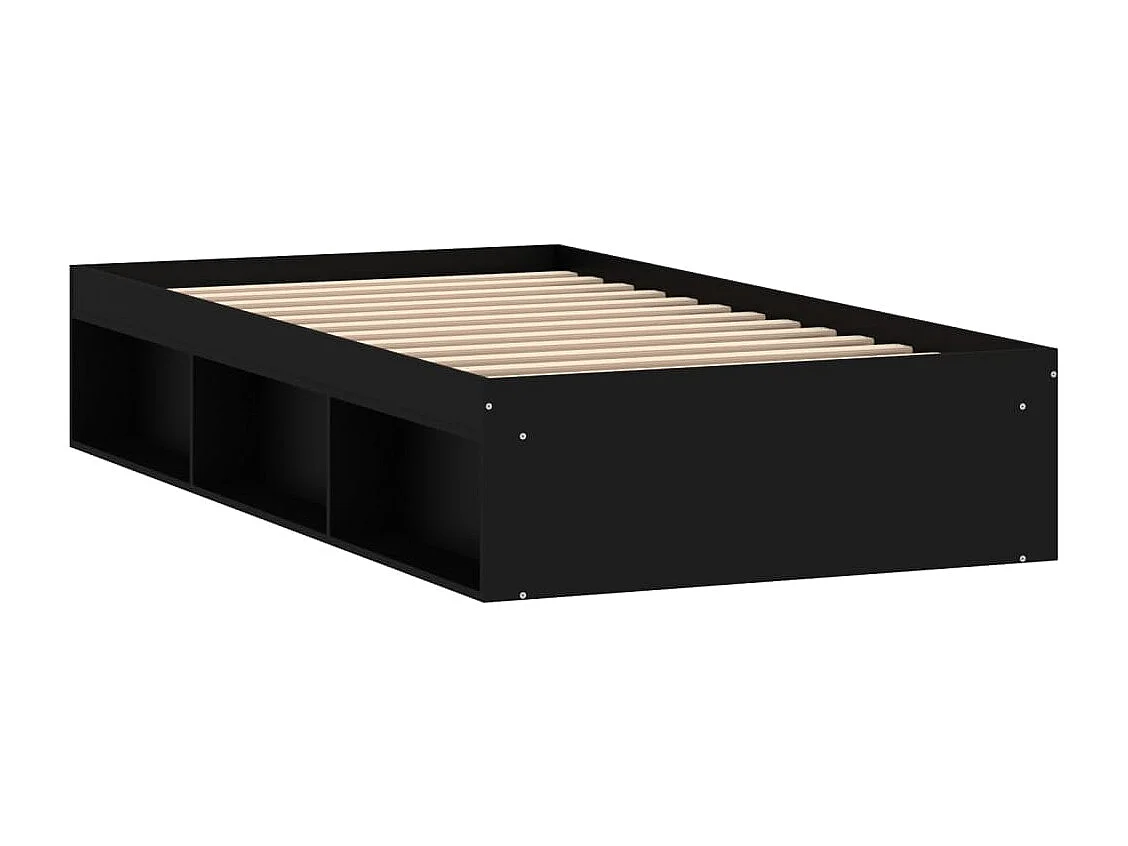 Cadre de lit noir 100x200