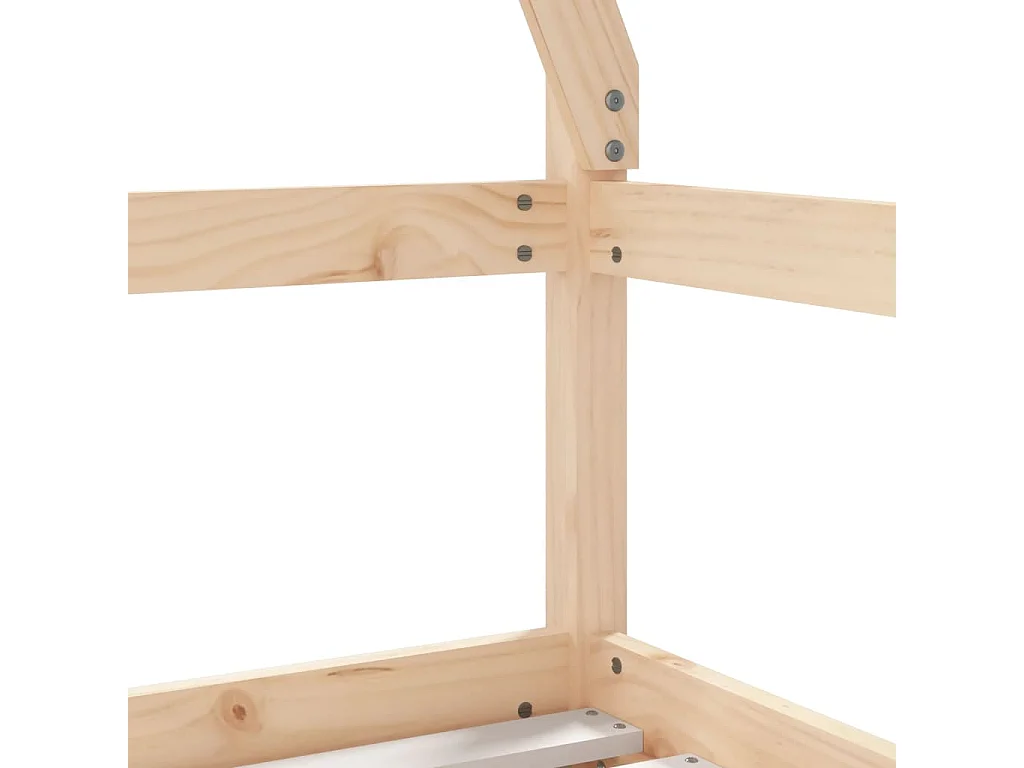 Cadre de lit enfant avec tiroirs 70x140 bois de pin massif