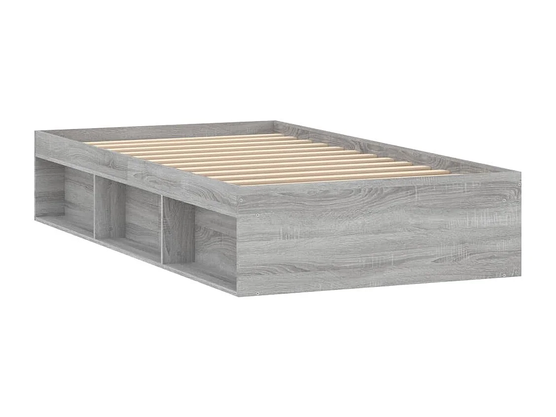 Cadre de lit sonoma gris 90x200