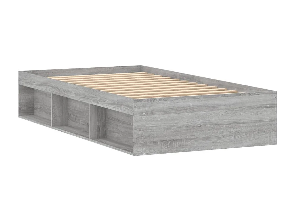 Cadre de lit sonoma gris 90x200