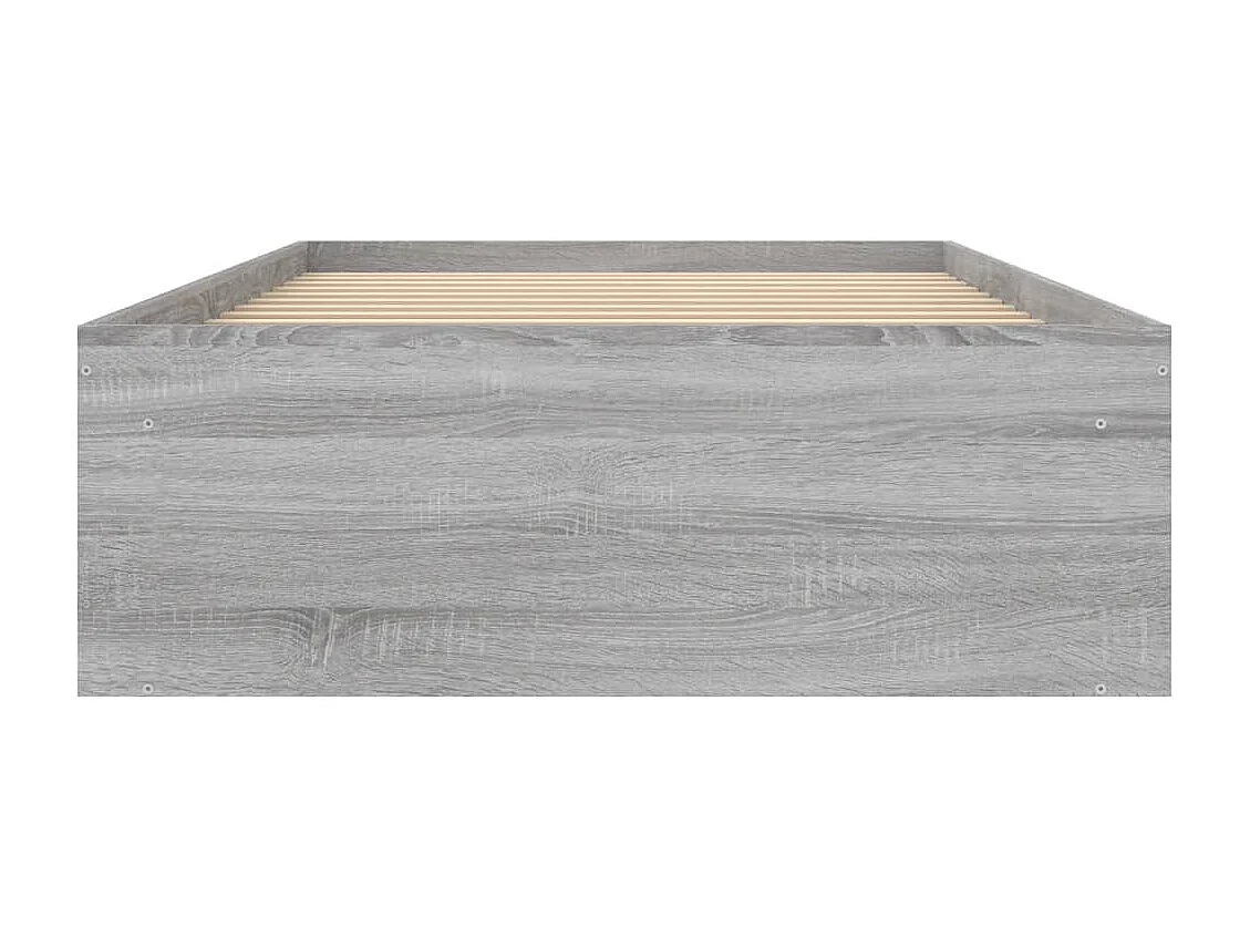 Cadre de lit sonoma gris 90x200