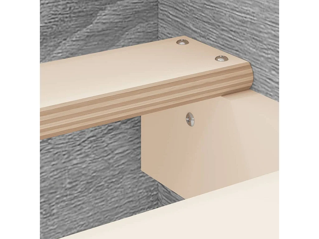 Cadre de lit tête de lit et pied de lit sonoma gris 160x200