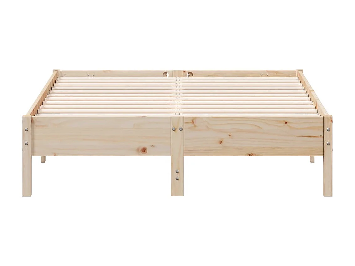 Cadre de lit 140x190 bois de pin massif