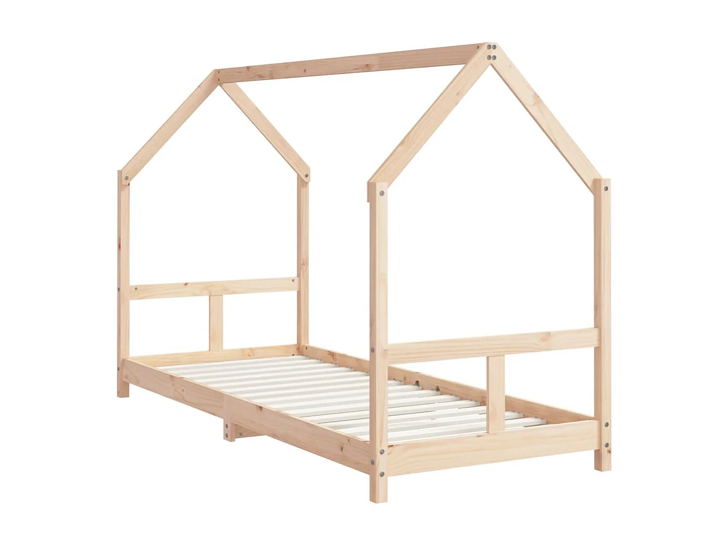 Cadre de lit pour enfants 80x200 bois de pin massif