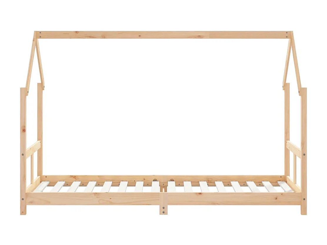 Cadre de lit pour enfants 80x200 bois de pin massif