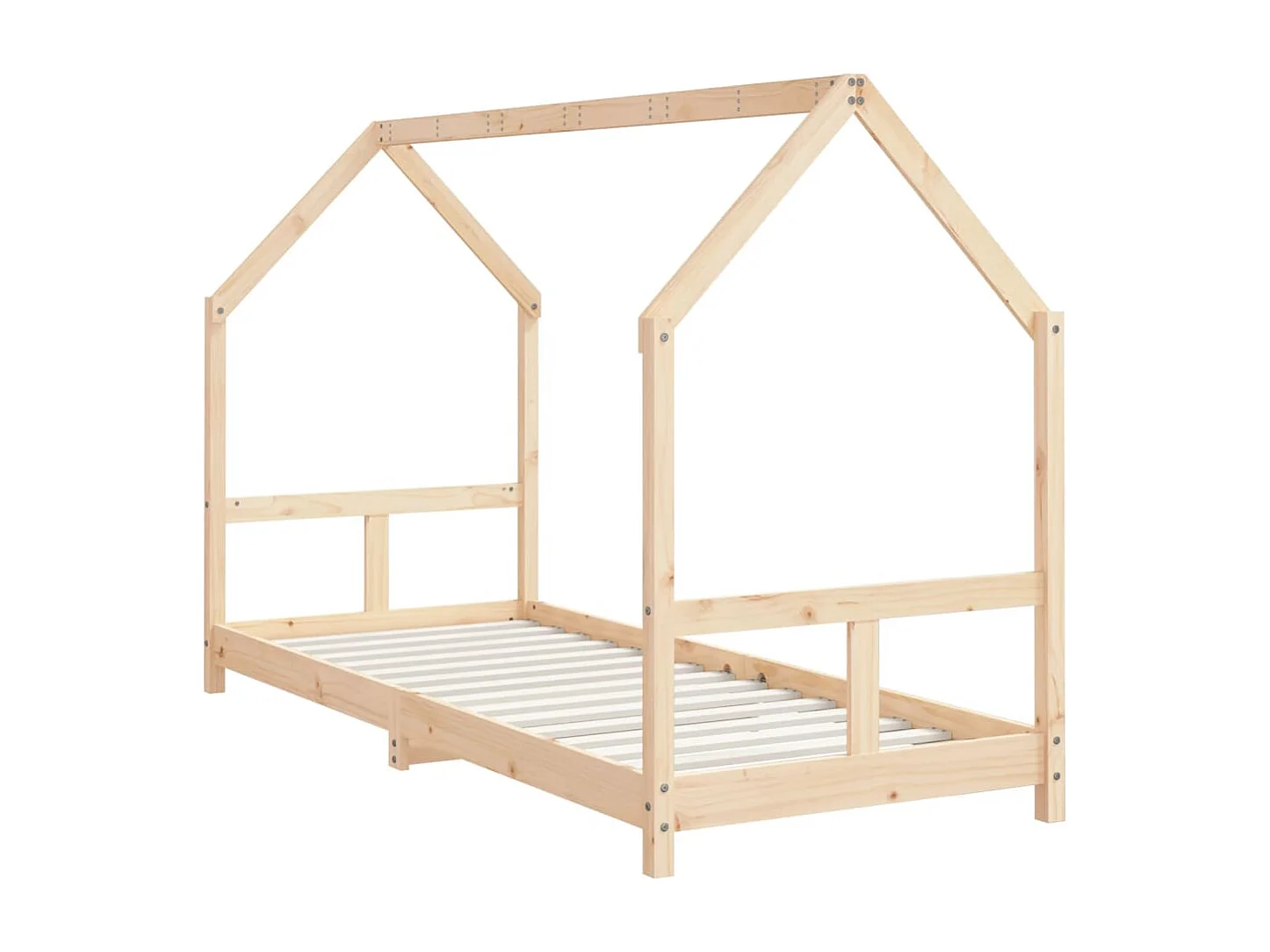 Cadre de lit pour enfants 80x200 bois de pin massif
