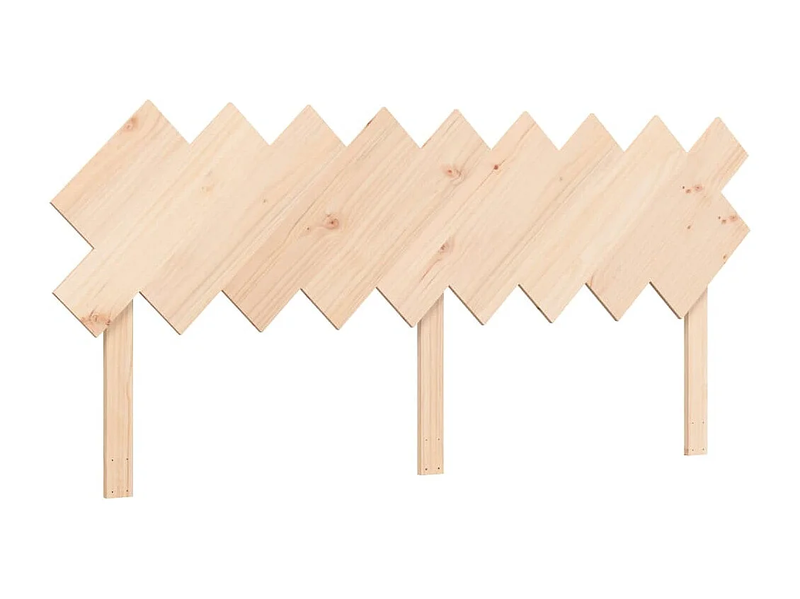 Cadre de lit avec tête de lit 160x200 bois massif