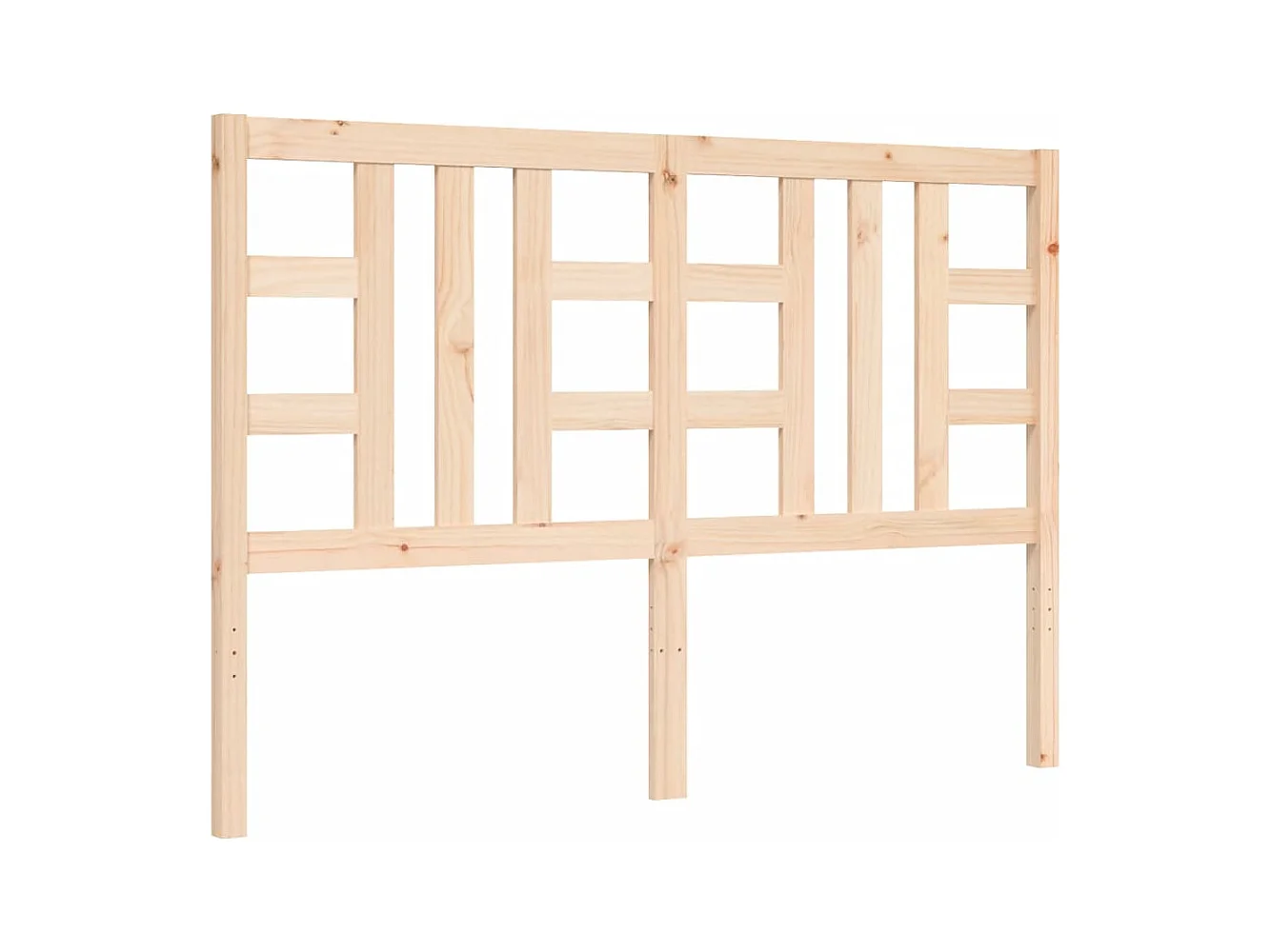 Cadre de lit avec tête de lit 140x190 bois massif