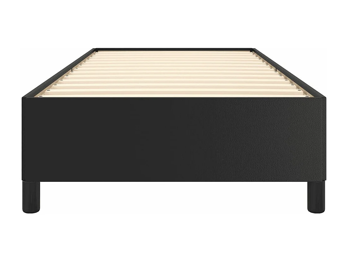 Cadre de lit Noir 80x200 Similicuir
