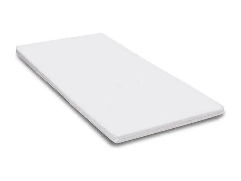 Lit enfant avec barrière de sécurité amovible blanc et gris Moly-Matelas mousse-80x140