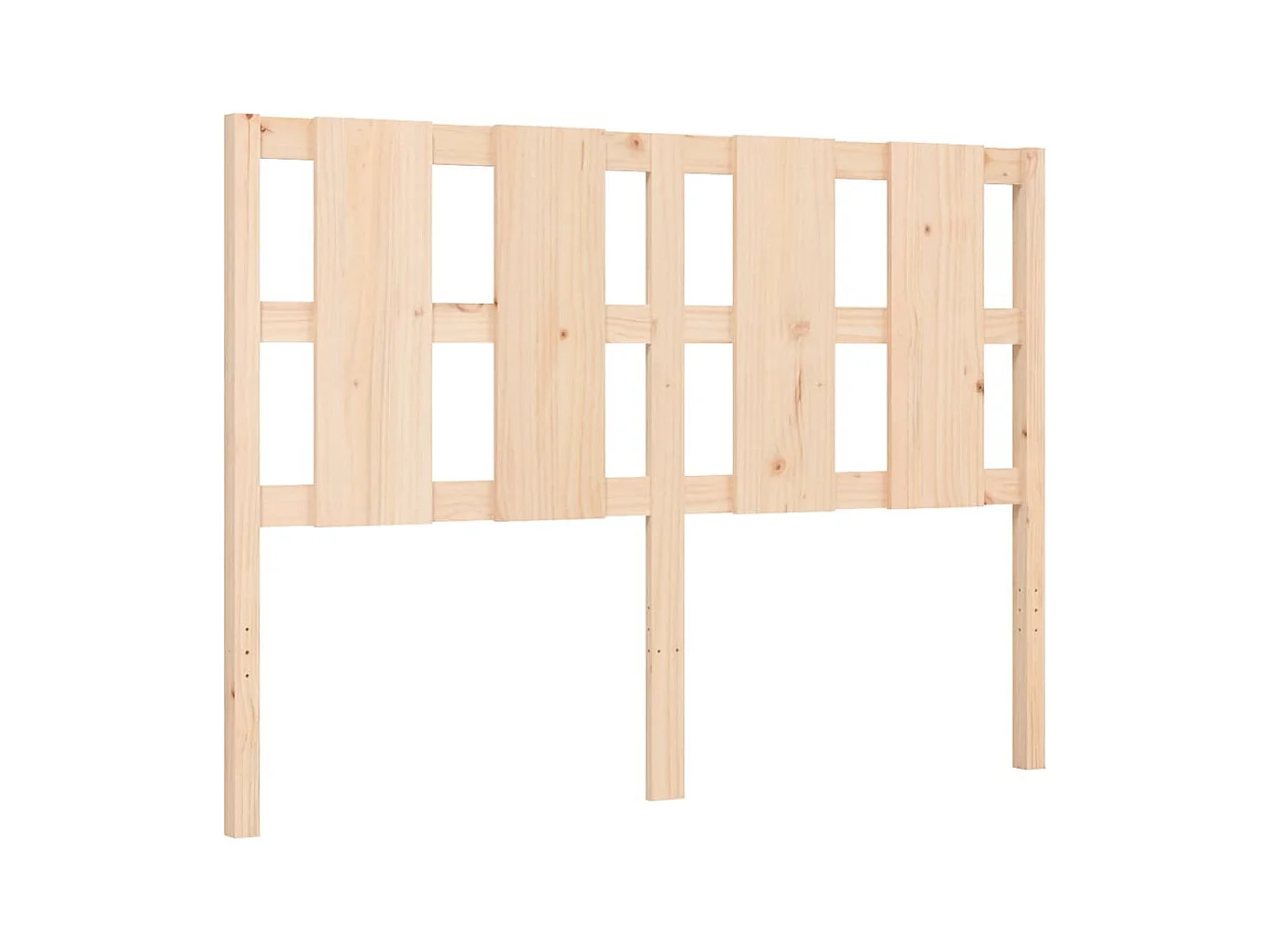 Cadre de lit avec tête de lit 140x190 bois massif